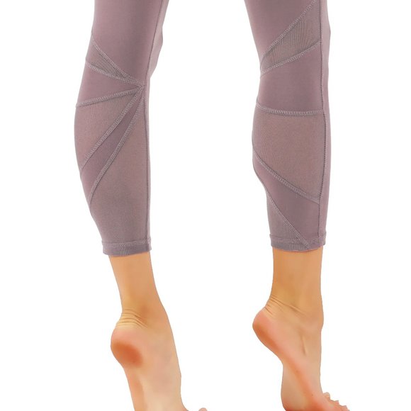 Yoga pants Mesh Cutouts 7/8 Length leggings - Picture 3 of 4